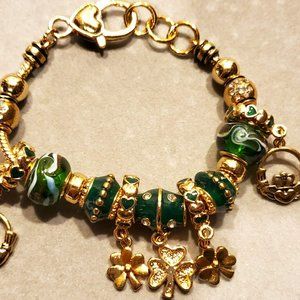 The luck of the Irish Charm Bracelet